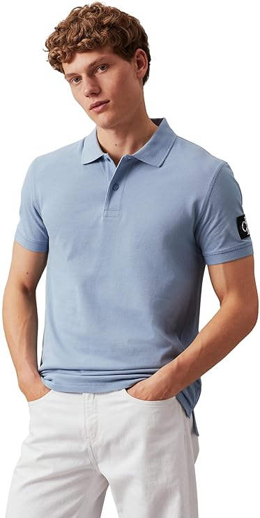 Calvin Klein Men's Solid Regular Fit Polo T-Shirt