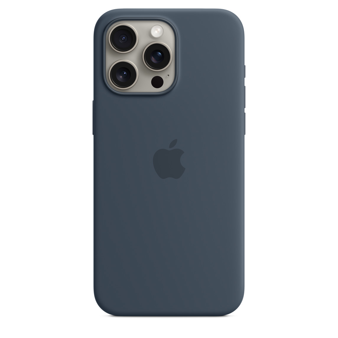 iPhone 15 Pro Max Silicone Case with MagSafe - StormBlue