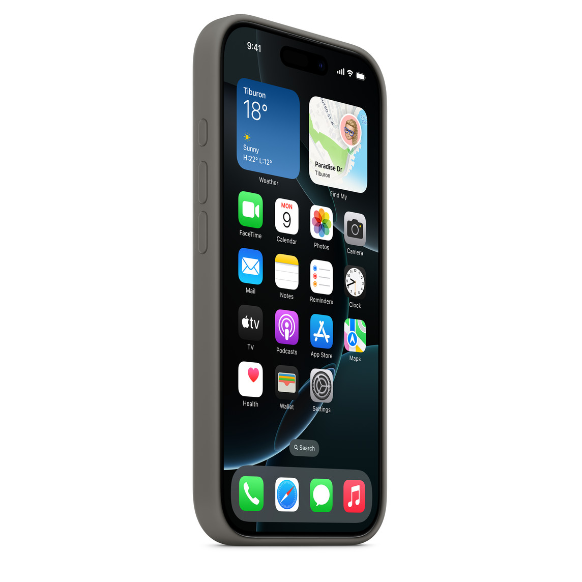 iPhone 15 Pro Max Silicone Case with MagSafe - Clay