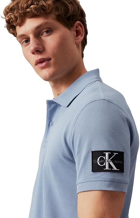 Calvin Klein Men's Solid Regular Fit Polo T-Shirt