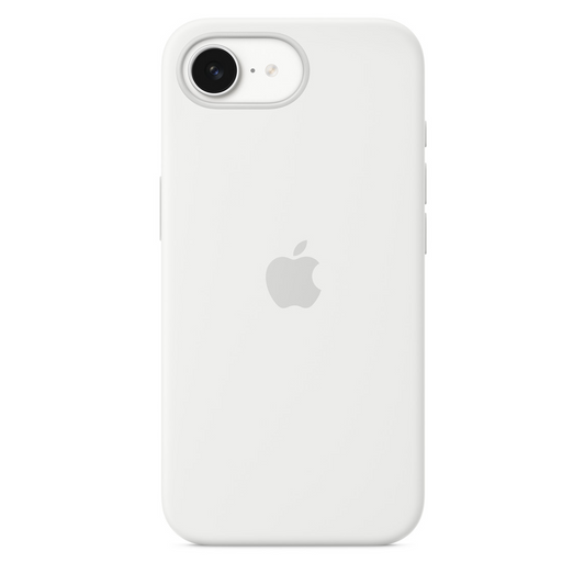 નવો iPhone 16e સિલિકોન કેસ - સફેદ 