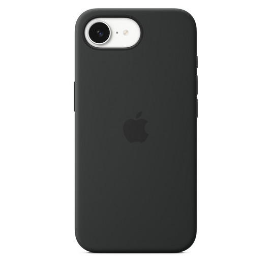 iPhone 16e સિલિકોન કેસ - કાળો 